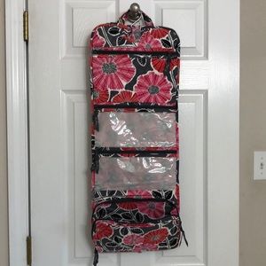 Vera Bradley Cherry Blossom Hanging Travel Organizer